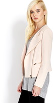 Thumbnail for your product : Forever 21 Futuristic Knit Moto Jacket