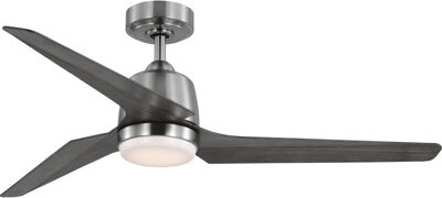52" Arshad 3 - Blade LED Standard Ceiling Fan with Remote Control and Light Kit Included