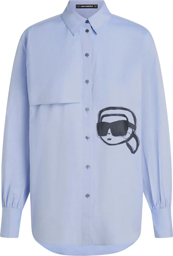 Karl Lagerfeld Paris Ikon print shirt