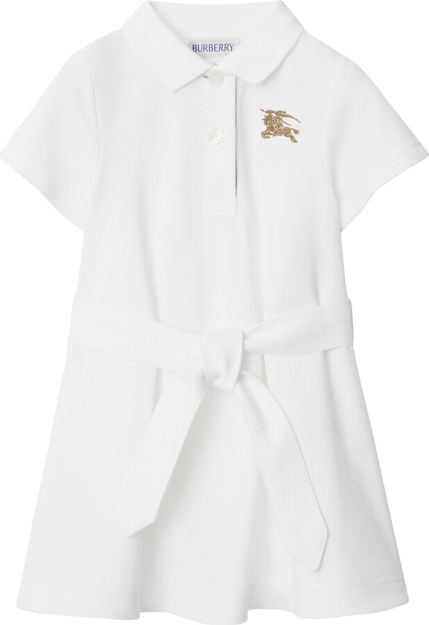 Burberry Children Cotton Polo Shirt Dress