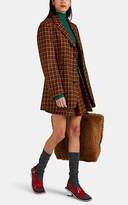 Thumbnail for your product : PLAN C Women's Pleated Plaid Wool Miniskirt - Red