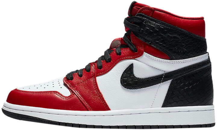 nike sneakers red and black