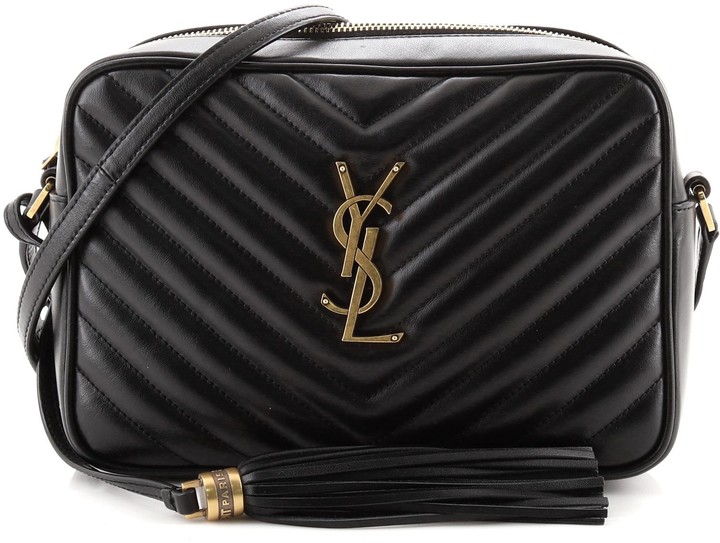 lou matelassé leather camera bag saint laurent