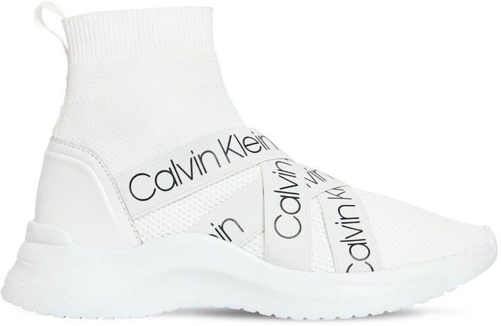 Calvin Klein Jeans 30mm Umney Knit Sock Sneakers - ShopStyle Women's Fashion