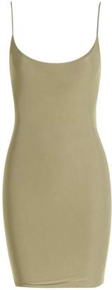 boohoo Strappy Double Layer Bodycon Dress