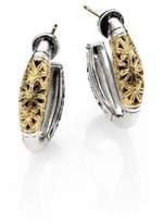 Thumbnail for your product : Konstantino 18K Yellow Gold & Sterling Silver Hoop Earrings/1.5
