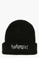 Thumbnail for your product : boohoo Babygirl Beanie