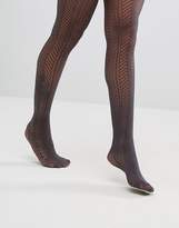 Thumbnail for your product : Gipsy Chevron Crochet Tights