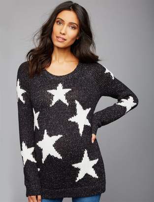 A Pea in the Pod Star Maternity Sweater