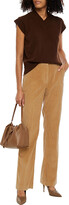 Thumbnail for your product : Victoria Beckham Cotton-corduroy straight-leg pants