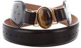 Thumbnail for your product : Fendi Leather Waist Belt Black Leather Waist Belt