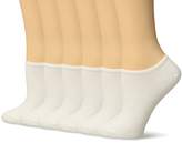 Thumbnail for your product : Hue Women's Cotton Liner No-Show Sock 6-Pack