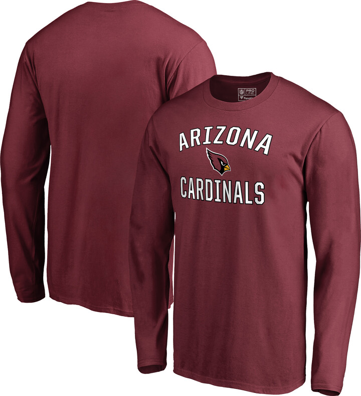 Fanatics MTO Label Men's Cardinal Arizona Cardinals Victory Arch Long Sleeve T-Shirt