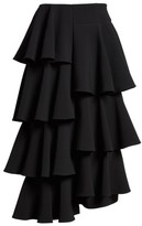 Thumbnail for your product : Moon River Women's Tiered Ruffle Midi Skirt