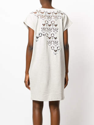 Diesel embroidered fitted dress