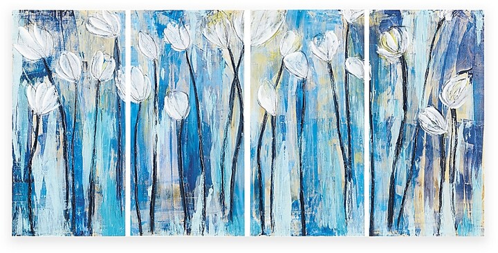 INK+IVY INK + IVY Rolling Waves Triptych Canvas Wall Art 3-piece Set -  ShopStyle