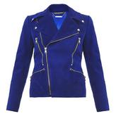 Thumbnail for your product : Alexander McQueen Nubuck leather biker jacket