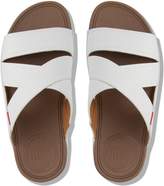 Thumbnail for your product : FitFlop Leather Slide Sandals