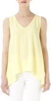 Thumbnail for your product : Wallis Yellow Hanky Hem Vest Top