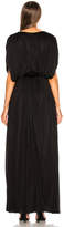 Thumbnail for your product : Valentino Plunging Gown in Black | FWRD