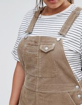 Thumbnail for your product : ASOS Curve CURVE Cord Denim Overall Dress