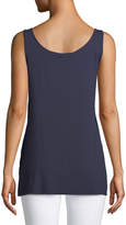 Thumbnail for your product : Eileen Fisher Sleeveless Scoop-Neck Lightweight Jersey Tank