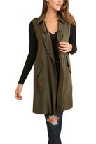 Thumbnail for your product : Umgee USA Olive Studded Vest
