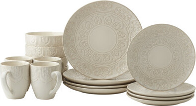 Tabletops Gallery Brielle Dinnerware Set - Service for 4