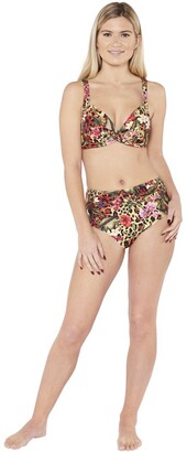 M&Co Beachcomber knot front bikini top