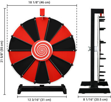 WinSpin Prize Wheel DIY Insertable Tabletop Spinning Wheel Fortune ...