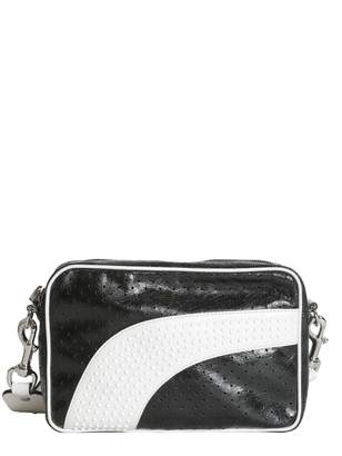 RED Valentino Crackle Leather Camera Bag
