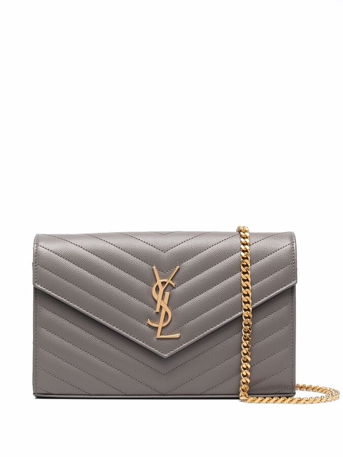 Saint Laurent Monogram quilted crossbody bag ShopStyle