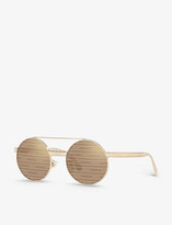 Thumbnail for your product : Versace VE2210 round metal sunglasses
