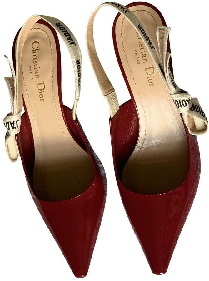 red dior heels