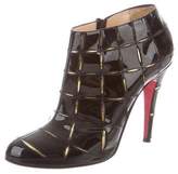 Thumbnail for your product : Christian Louboutin Patent Leather Booties