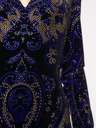 Balmain Rhinestone-Embellished Short Dress