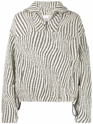IRO Wave-Patterned Knitted Jumper