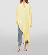 Thumbnail for your product : Loewe Asymmetric Pussybow Shirt Dress