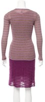 Thumbnail for your product : M Missoni Metallic-Accented Patterned Dress Set