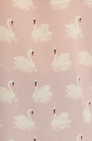 Thumbnail for your product : Stella McCartney Women's Swan Print Ruffled Silk Blouse