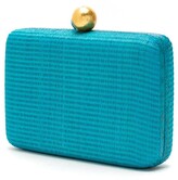 Thumbnail for your product : Isla Clasp Raffia Clutch Bag