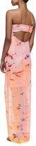 Thumbnail for your product : Young Fabulous & Broke Elenor Color Splash Strapless Maxi Dress