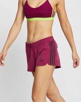 Thumbnail for your product : adidas Women's Purple Shorts - Pacer 3-Stripes Woven Shorts - Size L at The Iconic