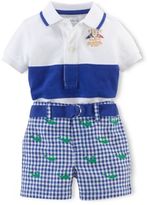 Thumbnail for your product : Ralph Lauren CHILDRENSWEAR Baby Boys Polo Shirt & Shorts Set