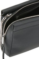 Thumbnail for your product : HUGO BOSS Clutch bag in grained leather with chain strap