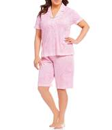 Thumbnail for your product : Lauren Ralph Lauren Plus Dotted Pajama Set