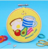 Thumbnail for your product : The Make Arcade Mini Breakfast Club Embroidery Hoop Kit