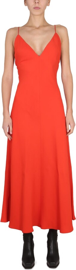 Stella McCartney Maxi V-neck Dress
