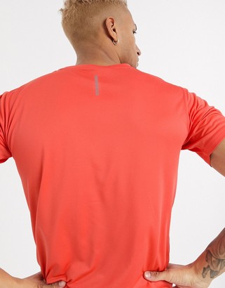 New Balance Running accelerate logo t-shirt in red