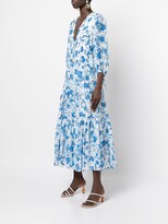 Thumbnail for your product : Borgo de Nor Floral-Print Mid-Length Dress